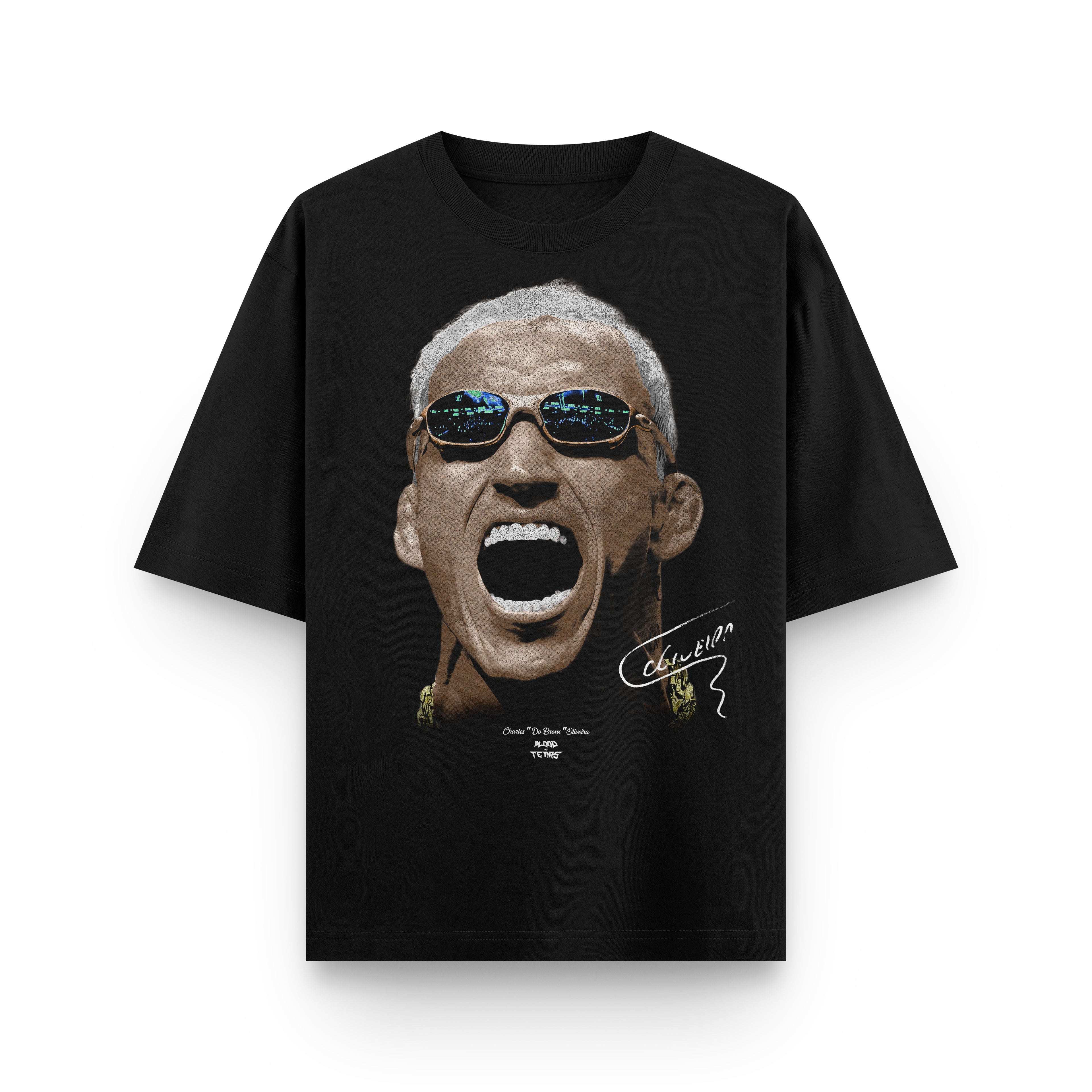 Charles Oliveira Retrato vintage Regular tee